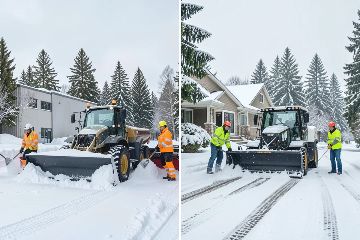 Loading Dock Snow Removal in Coupeville, Island County, WA - Assess the dock apron, approach, and worker walk zones