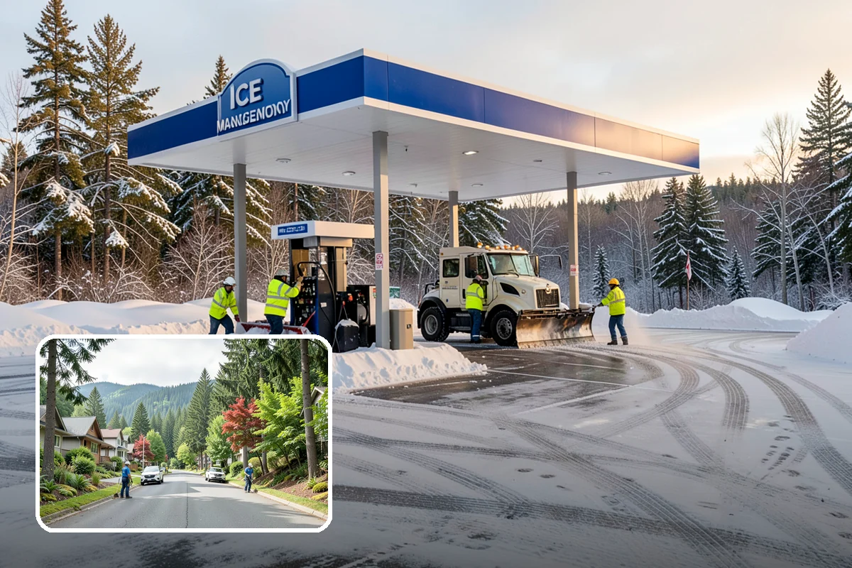 Loading Dock Snow Removal in Darrington, Snohomish County, WA - Clear apron and dock-face access for trailers