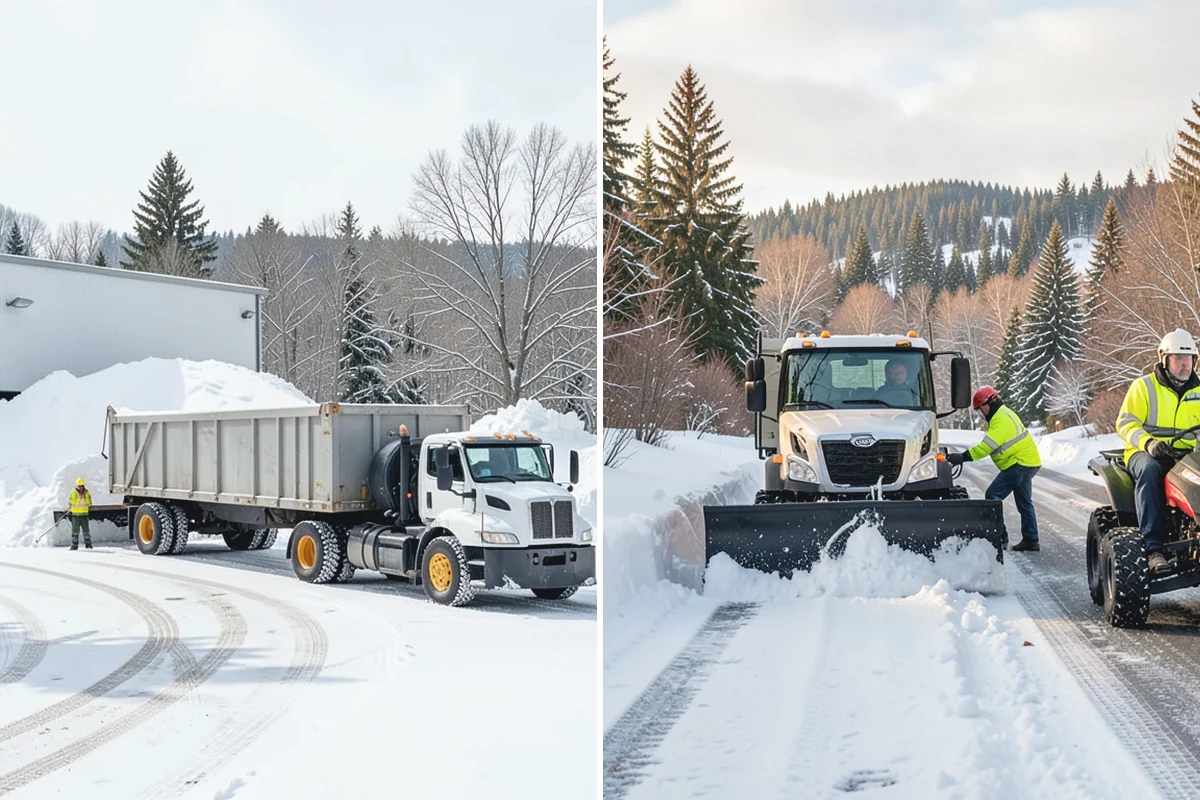 Loading Dock Snow Removal in Darrington, Snohomish County, WA - Assess the dock apron, approach, and worker walk zones