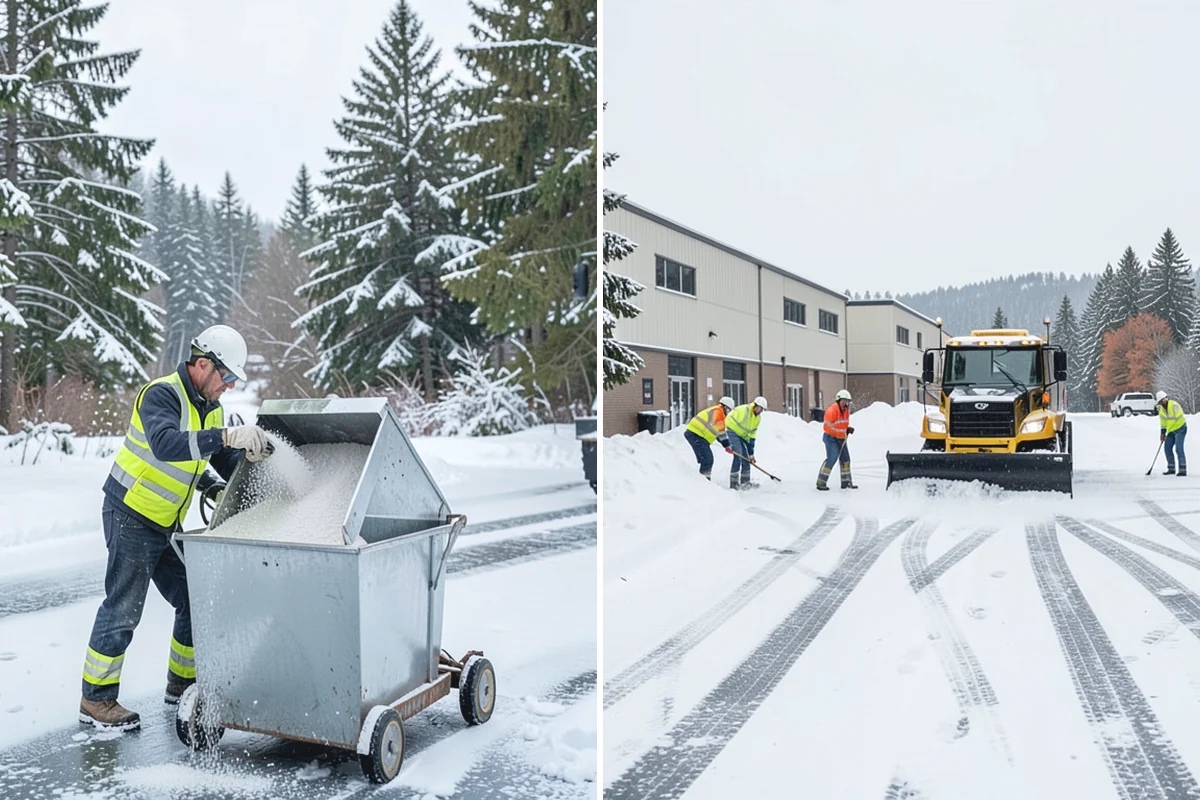 Loading Dock Snow Removal in Des Moines, King County, WA - Assess the dock apron, approach, and worker walk zones