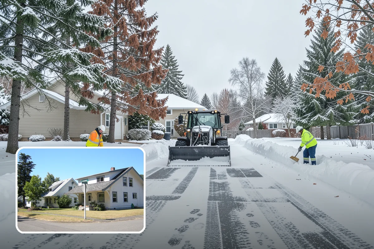 Loading Dock Snow Removal in DuPont, Pierce County, WA - Clear apron and dock-face access for trailers
