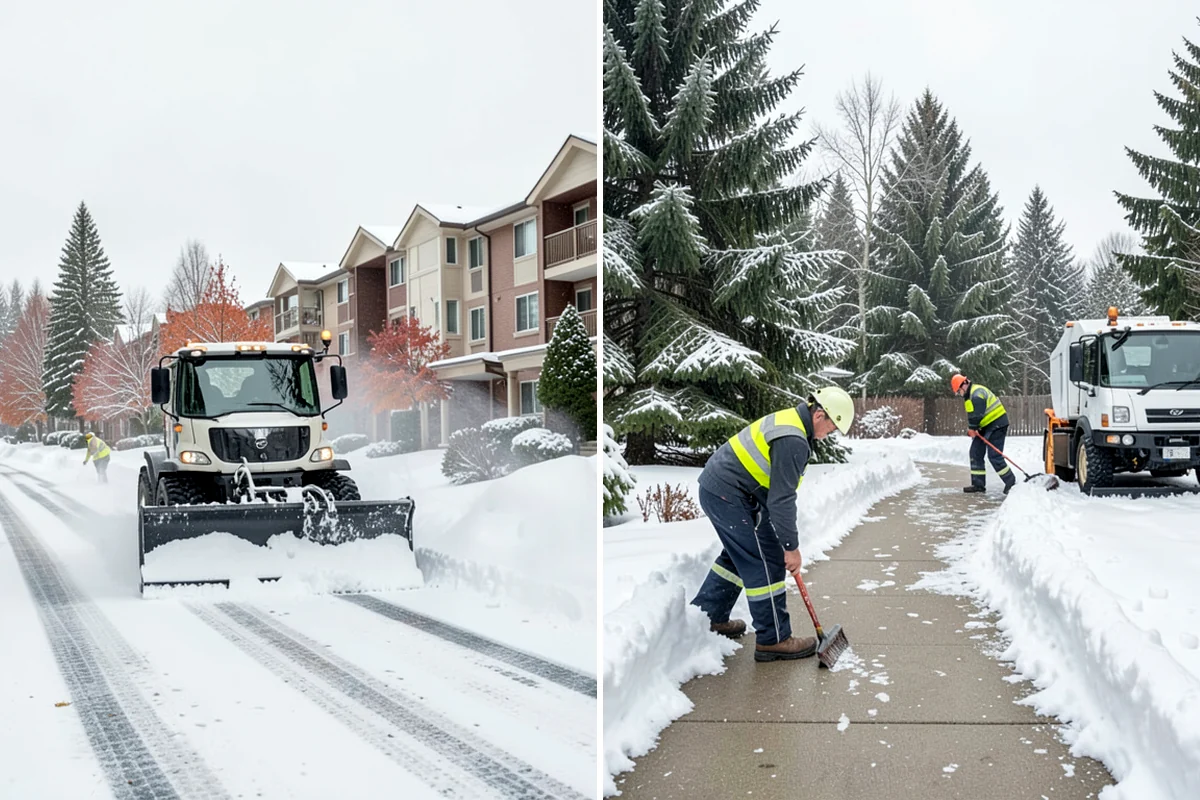 Loading Dock Snow Removal in DuPont, Pierce County, WA - Assess the dock apron, approach, and worker walk zones
