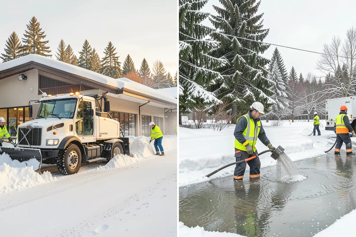 Loading Dock Snow Removal in Duvall, King County, WA - Assess the dock apron, approach, and worker walk zones