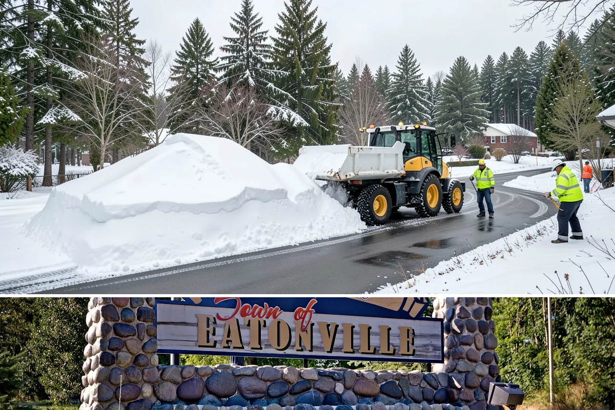 Loading Dock Snow Removal in Eatonville, Pierce County, WA - Loading docks need close attention during midwinter cold snaps when wet snow refreezes quickly under constant trailer weight.