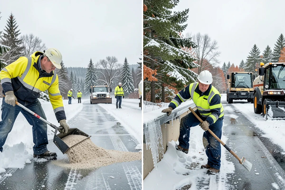 Loading Dock Snow Removal in Enumclaw, King County, WA - Assess the dock apron, approach, and worker walk zones