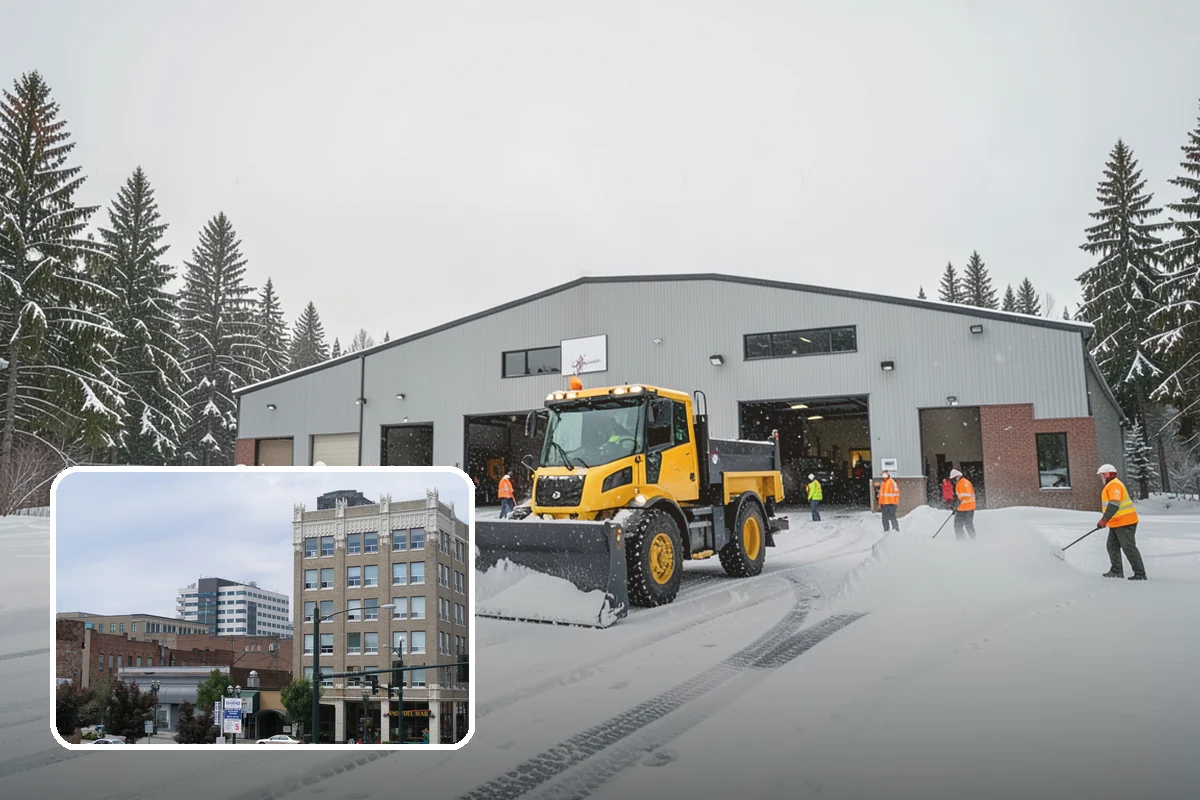 Loading Dock Snow Removal in Everett, Snohomish County, WA - Clear apron and dock-face access for trailers