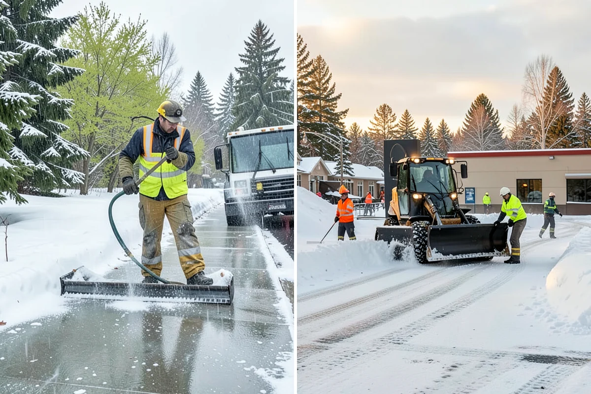 Loading Dock Snow Removal in Hunts Point, King County, WA - Assess the dock apron, approach, and worker walk zones