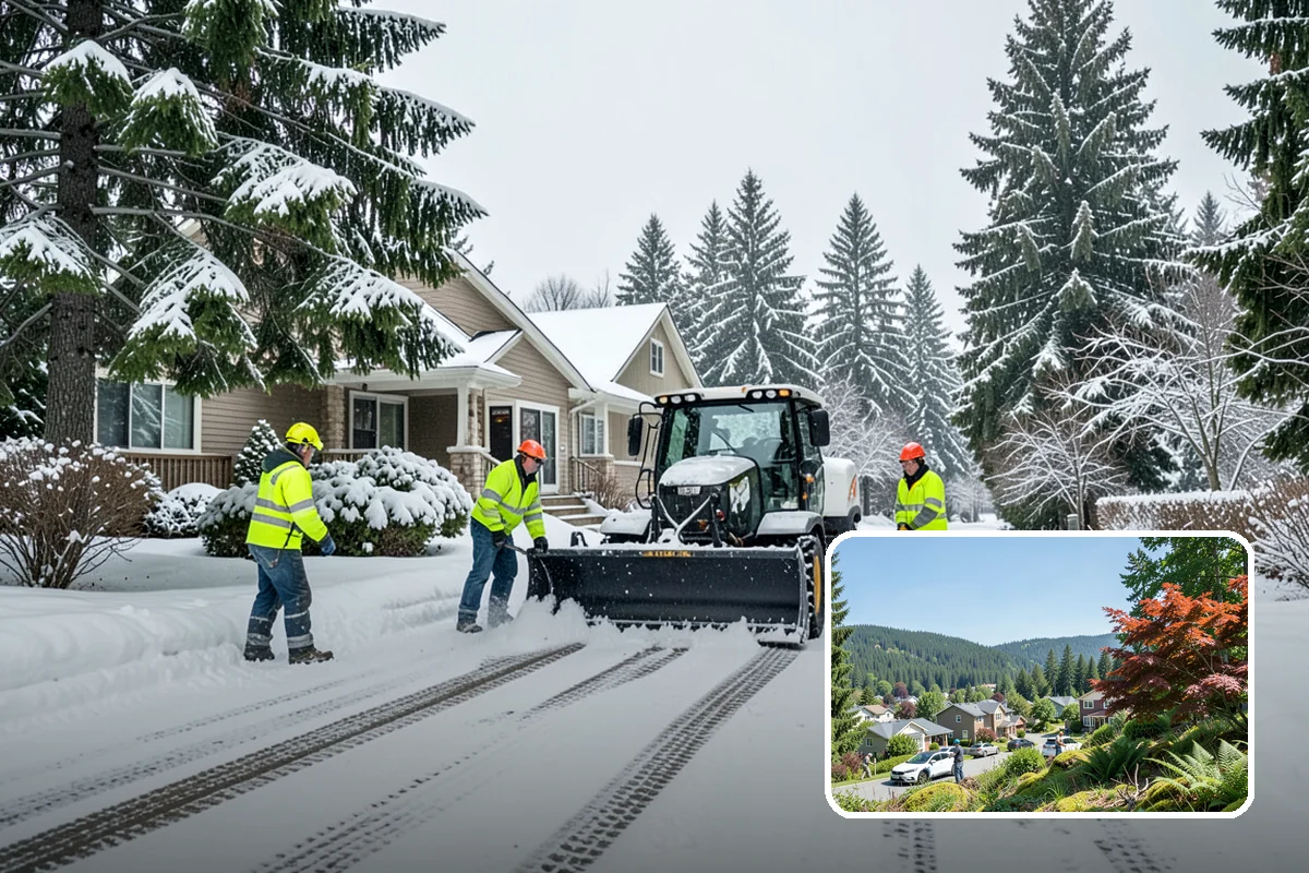 Loading Dock Snow Removal in Index, Snohomish County, WA - Clear apron and dock-face access for trailers