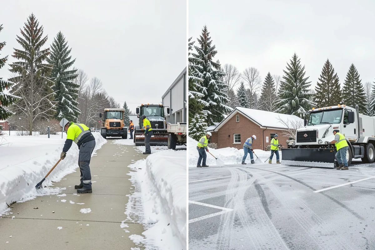 Loading Dock Snow Removal in Issaquah, King County, WA - Assess the dock apron, approach, and worker walk zones