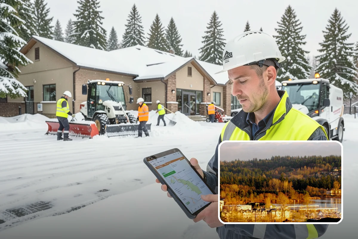 Loading Dock Snow Removal in Kenmore, King County, WA - Clear apron and dock-face access for trailers