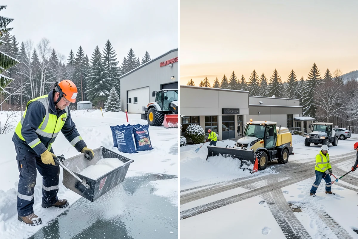 Loading Dock Snow Removal in Kenmore, King County, WA - Assess the dock apron, approach, and worker walk zones