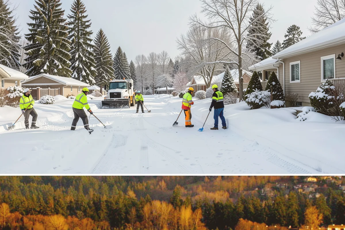 Loading Dock Snow Removal in Kenmore, King County, WA - Loading docks need close attention during midwinter cold snaps when wet snow refreezes quickly under constant trailer weight.