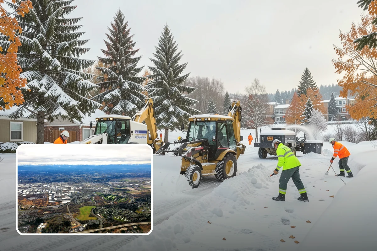 Loading Dock Snow Removal in Kent, King County, WA - Clear apron and dock-face access for trailers