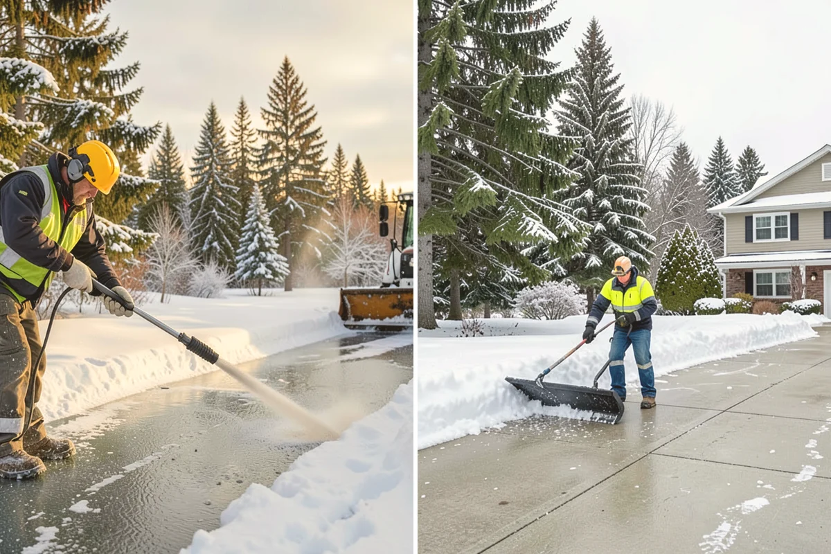 Loading Dock Snow Removal in Kirkland, King County, WA - Assess the dock apron, approach, and worker walk zones