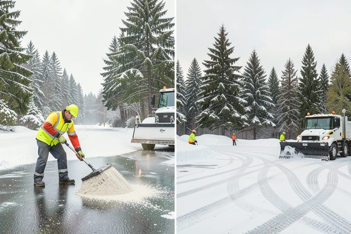 Loading Dock Snow Removal in Langley, Island County, WA - Assess the dock apron, approach, and worker walk zones