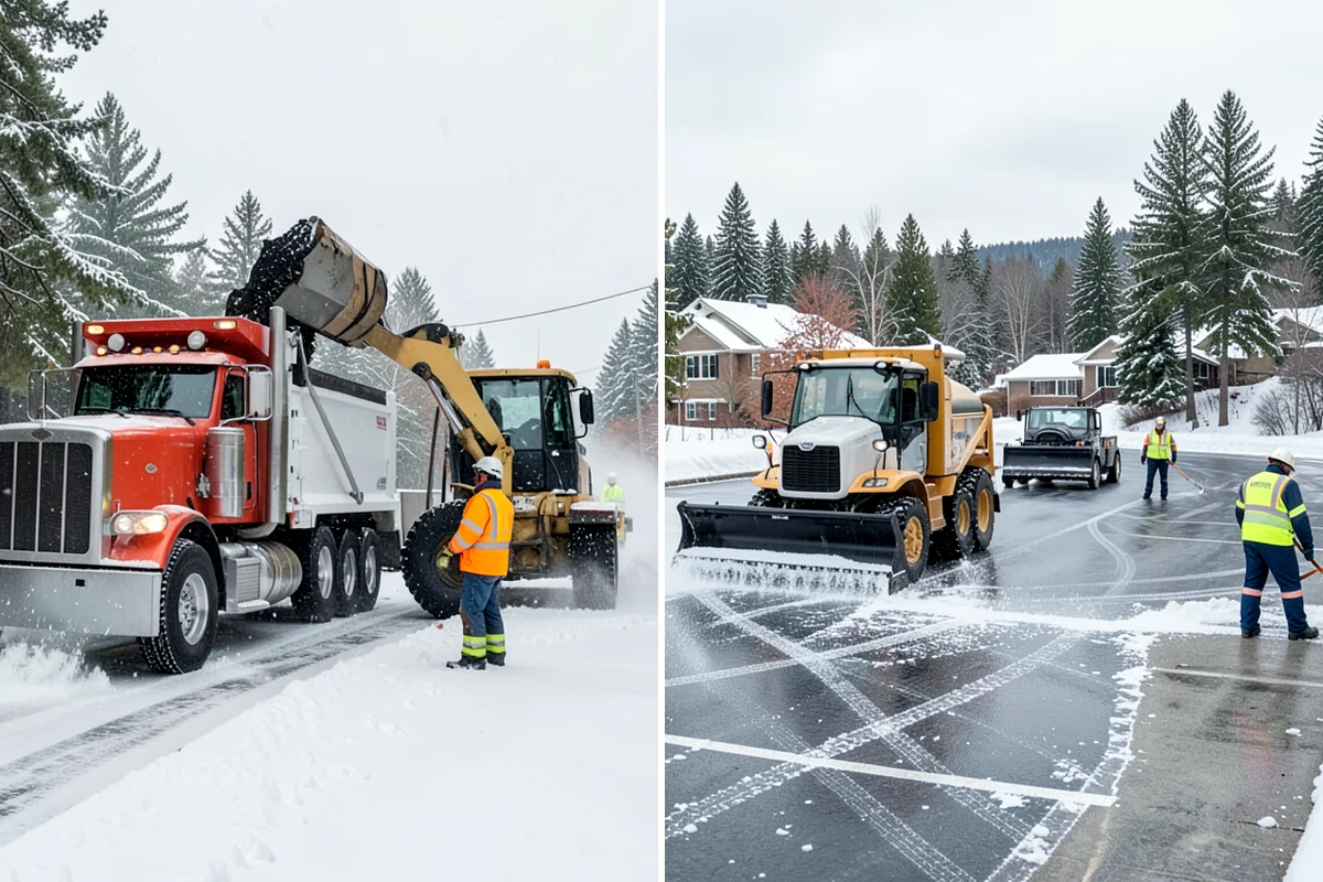 Loading Dock Snow Removal in Lyman, Skagit County, WA - Assess the dock apron, approach, and worker walk zones