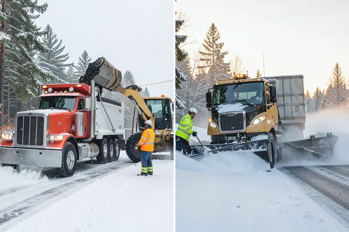 Loading Dock Snow Removal in Marysville, Snohomish County, WA - Assess the dock apron, approach, and worker walk zones