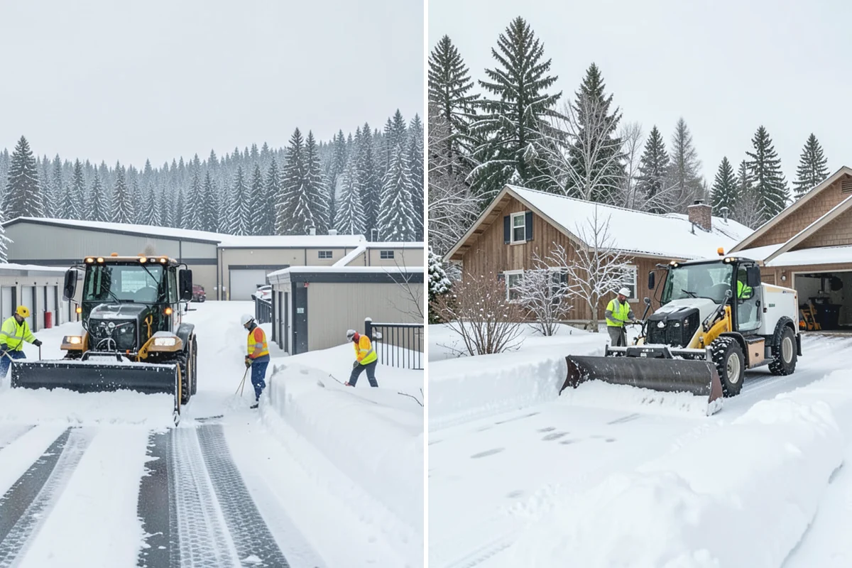 Loading Dock Snow Removal in Medina, King County, WA - Assess the dock apron, approach, and worker walk zones