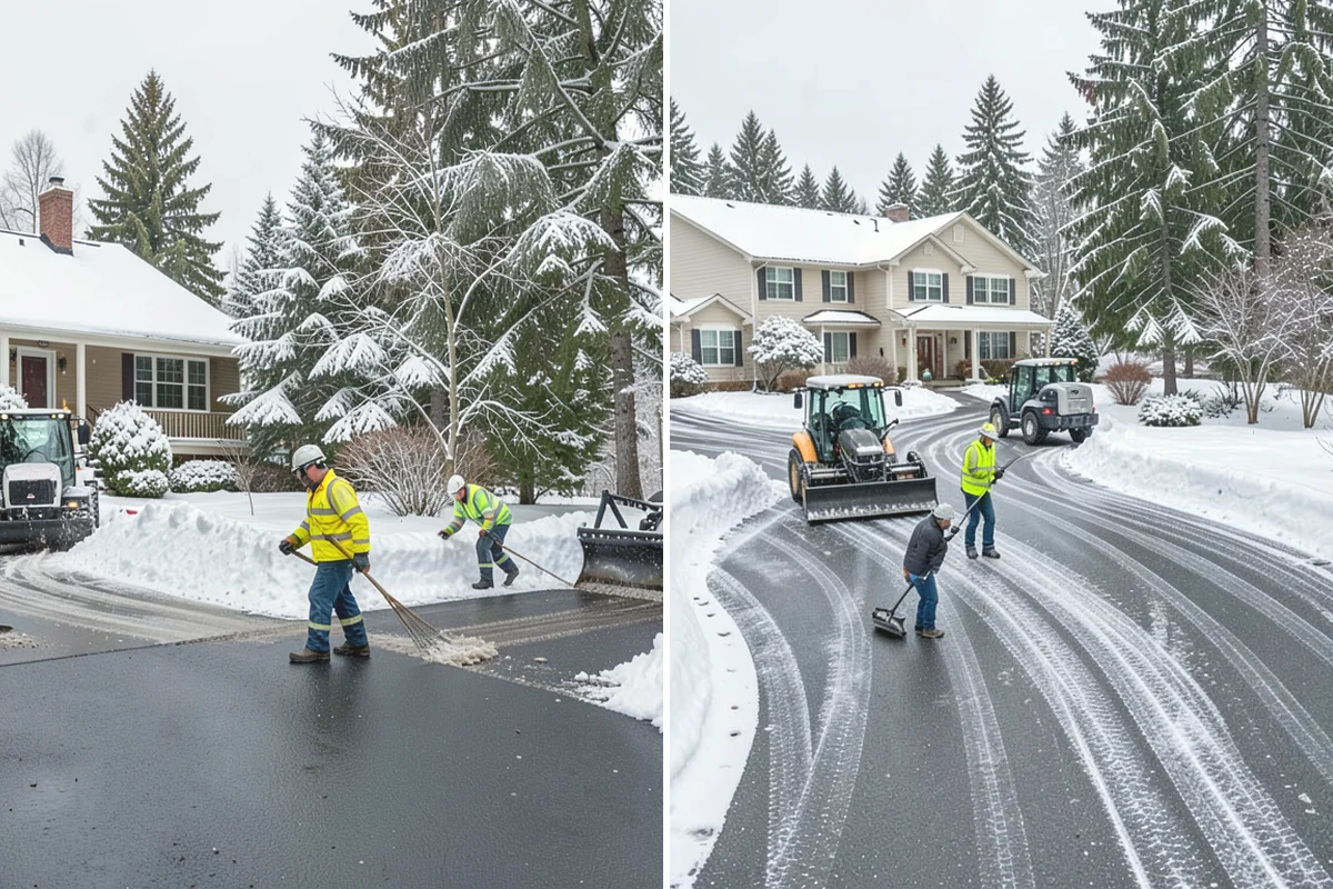 Loading Dock Snow Removal in Mercer Island, King County, WA - Assess the dock apron, approach, and worker walk zones