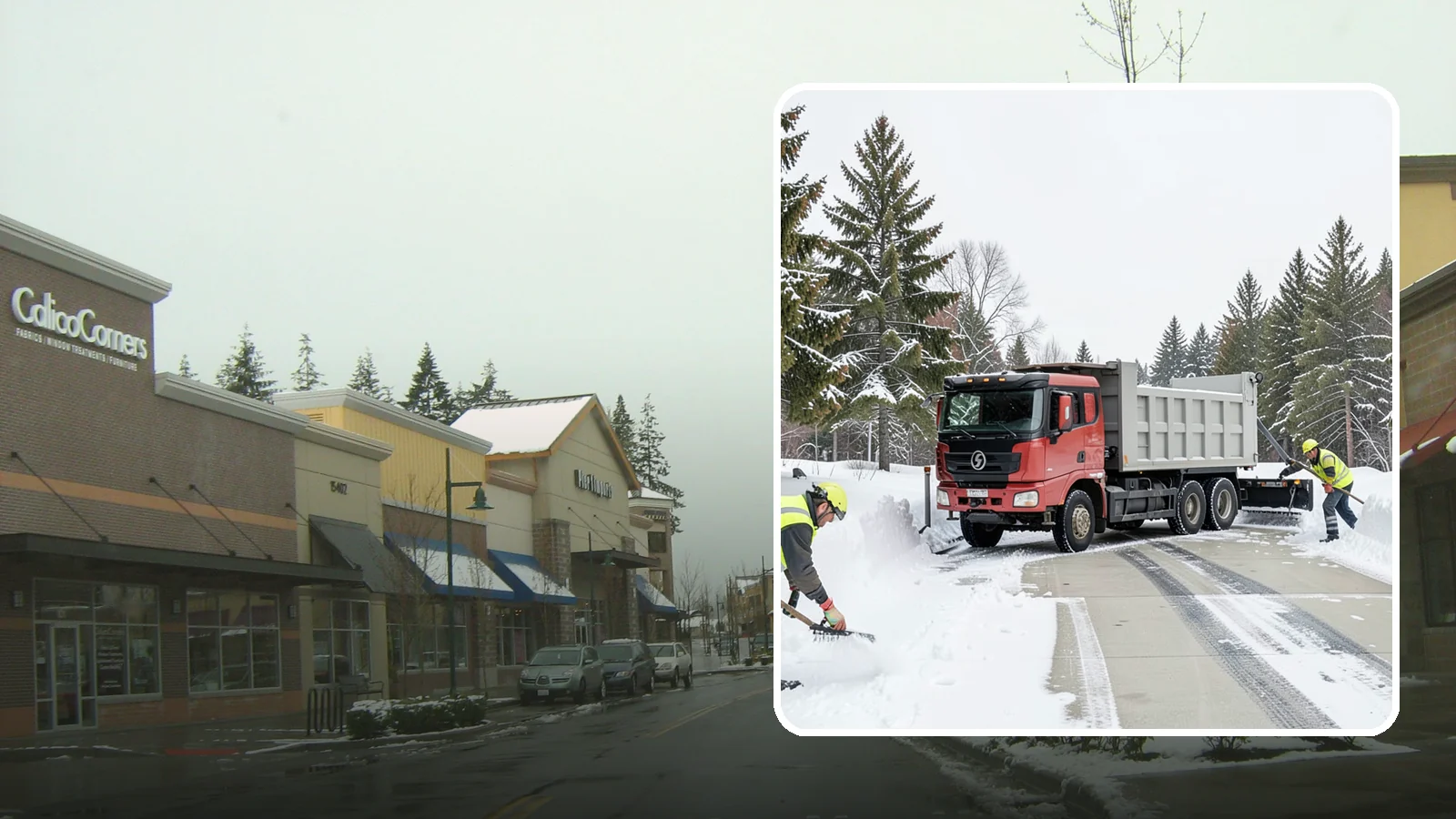 Loading Dock Snow Removal in Mill Creek, Snohomish County, WA - Keep your loading dock, apron, and truck approach clear so deliveries never stall during Western Washington cold snaps.