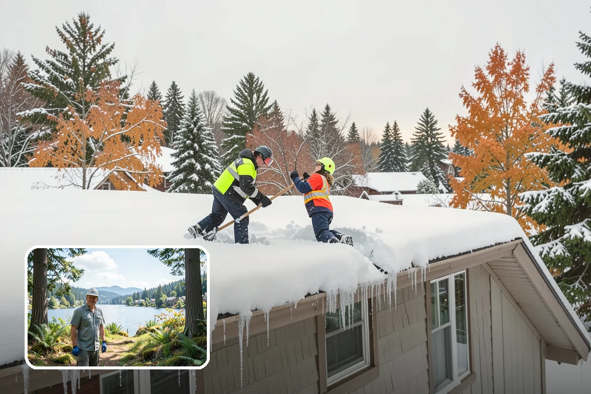 Loading Dock Snow Removal in Milton, King County, WA - Clear apron and dock-face access for trailers