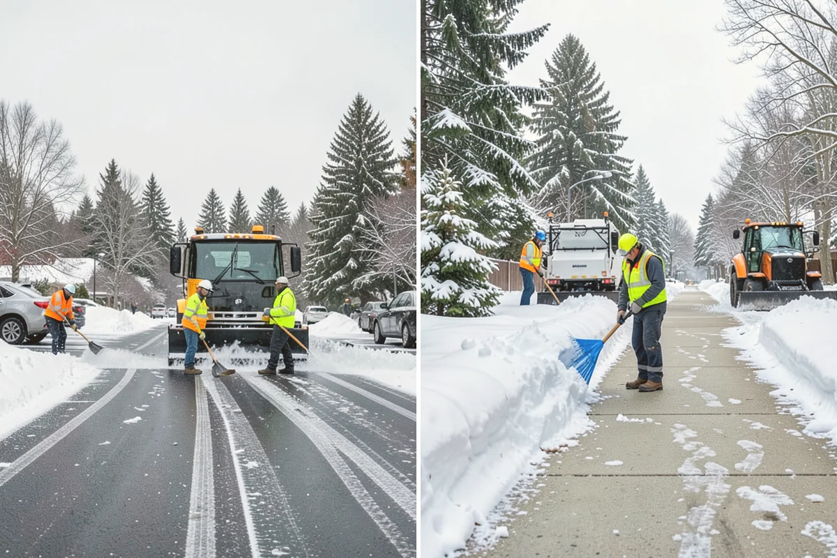 Loading Dock Snow Removal in Milton, King County, WA - Assess the dock apron, approach, and worker walk zones