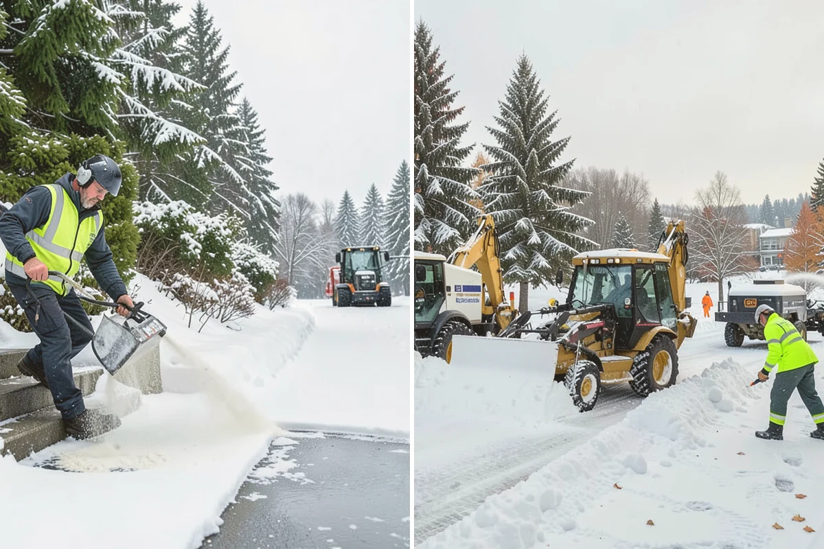 Loading Dock Snow Removal in Mount Vernon, Skagit County, WA - Assess the dock apron, approach, and worker walk zones