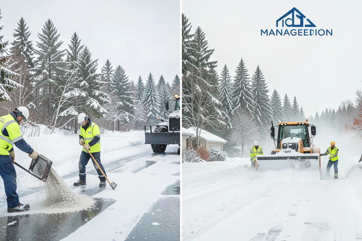 Loading Dock Snow Removal in Mukilteo, Snohomish County, WA - Assess the dock apron, approach, and worker walk zones