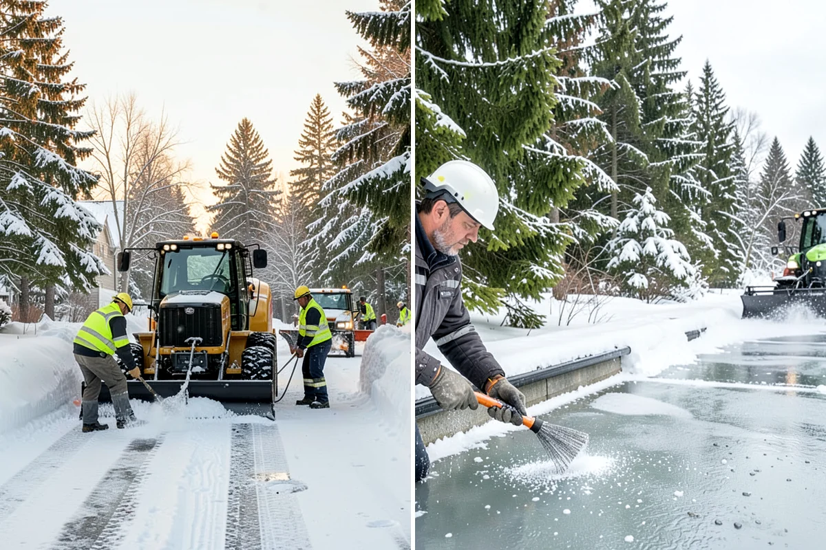 Loading Dock Snow Removal in Normandy Park, King County, WA - Assess the dock apron, approach, and worker walk zones