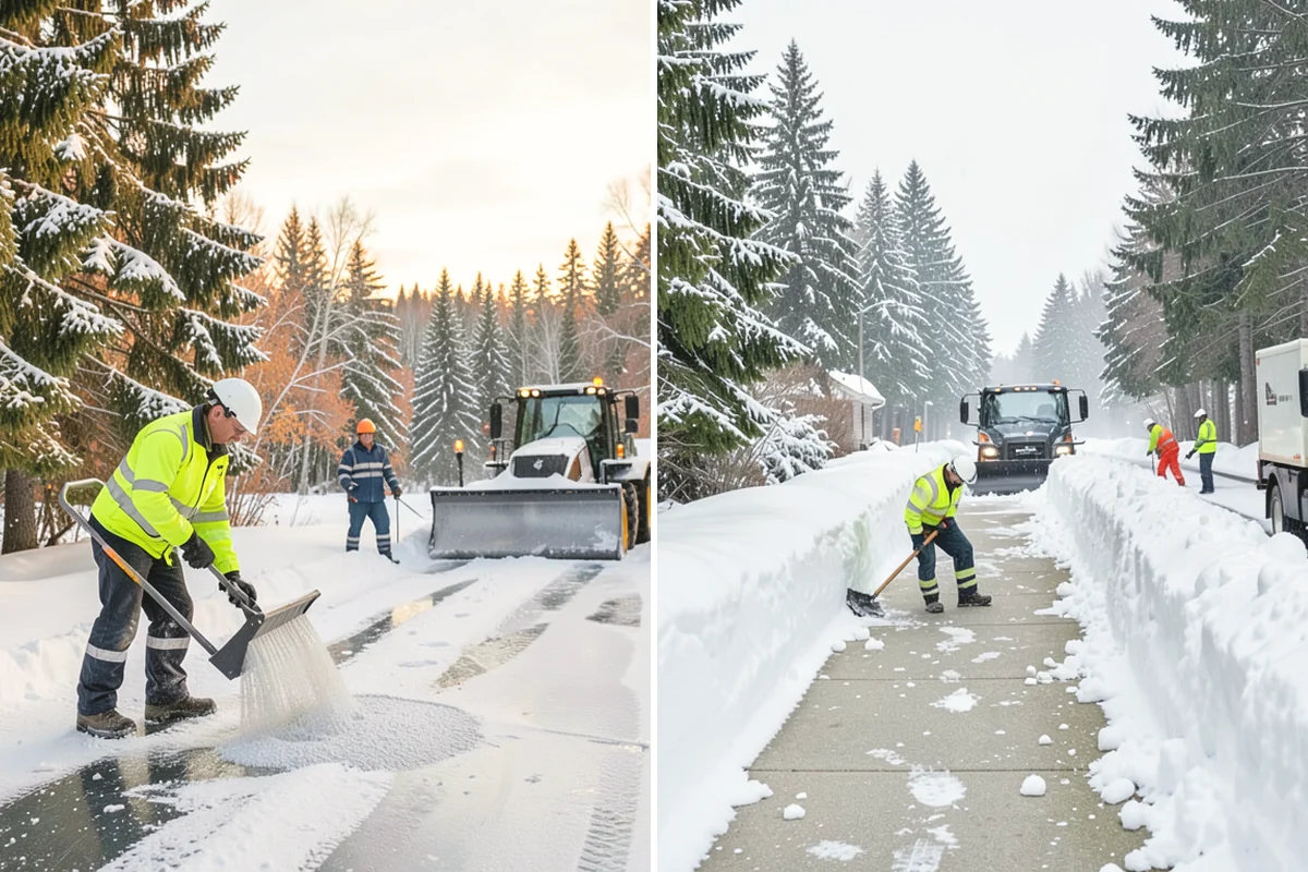 Loading Dock Snow Removal in North Bend, King County, WA - Assess the dock apron, approach, and worker walk zones