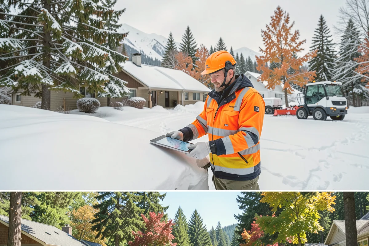 Loading Dock Snow Removal in Orting, Pierce County, WA - Loading docks need close attention during midwinter cold snaps when wet snow refreezes quickly under constant trailer weight.