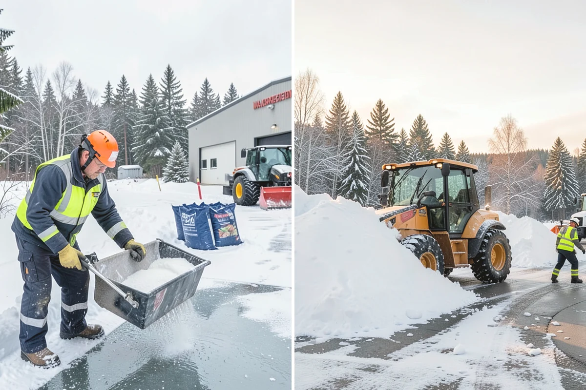 Loading Dock Snow Removal in Ruston, Pierce County, WA - Assess the dock apron, approach, and worker walk zones