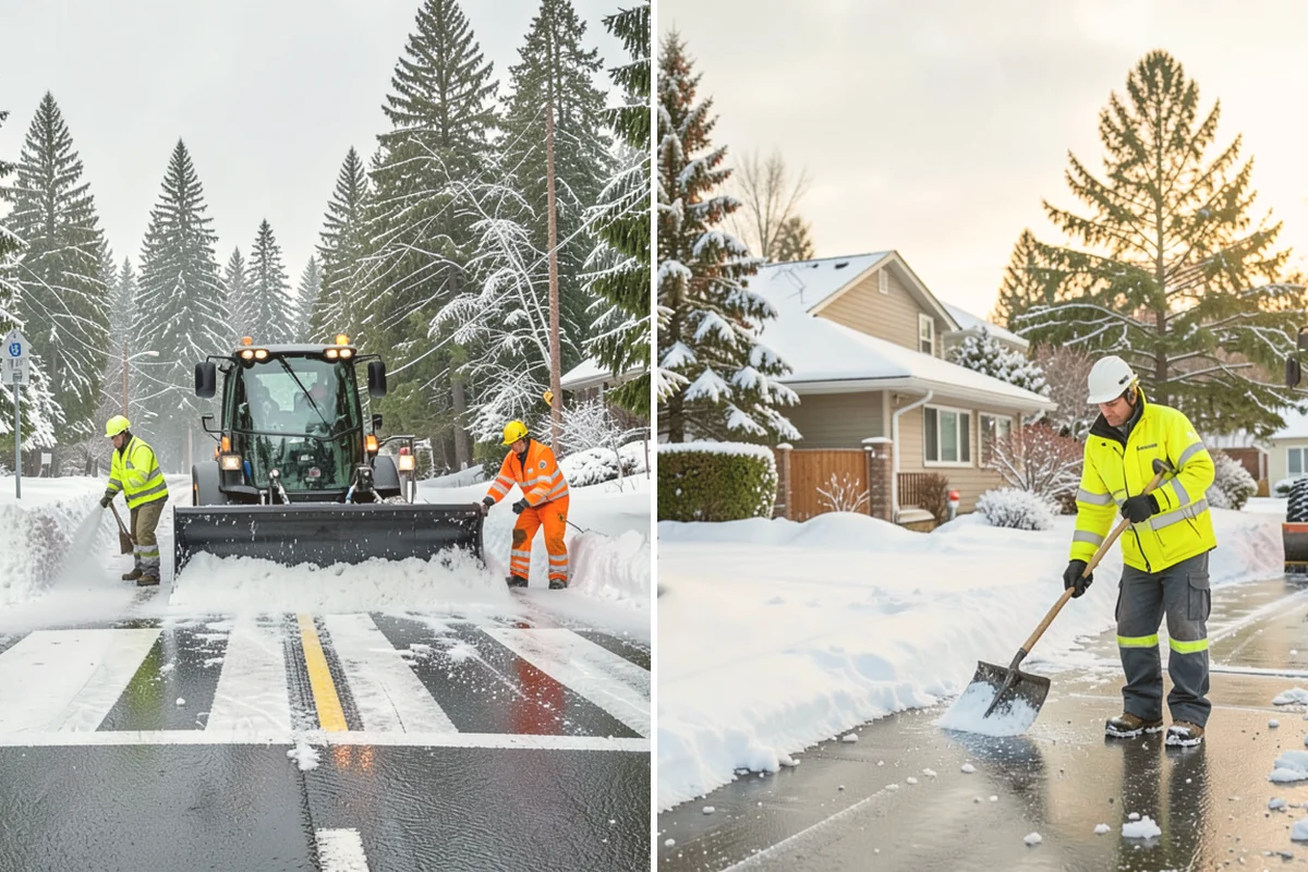 Loading Dock Snow Removal in Sammamish, King County, WA - Assess the dock apron, approach, and worker walk zones
