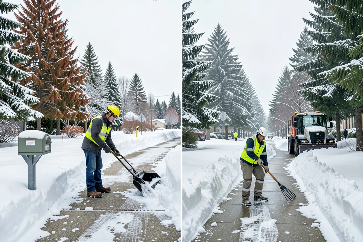 Loading Dock Snow Removal in Snoqualmie, King County, WA - Assess the dock apron, approach, and worker walk zones