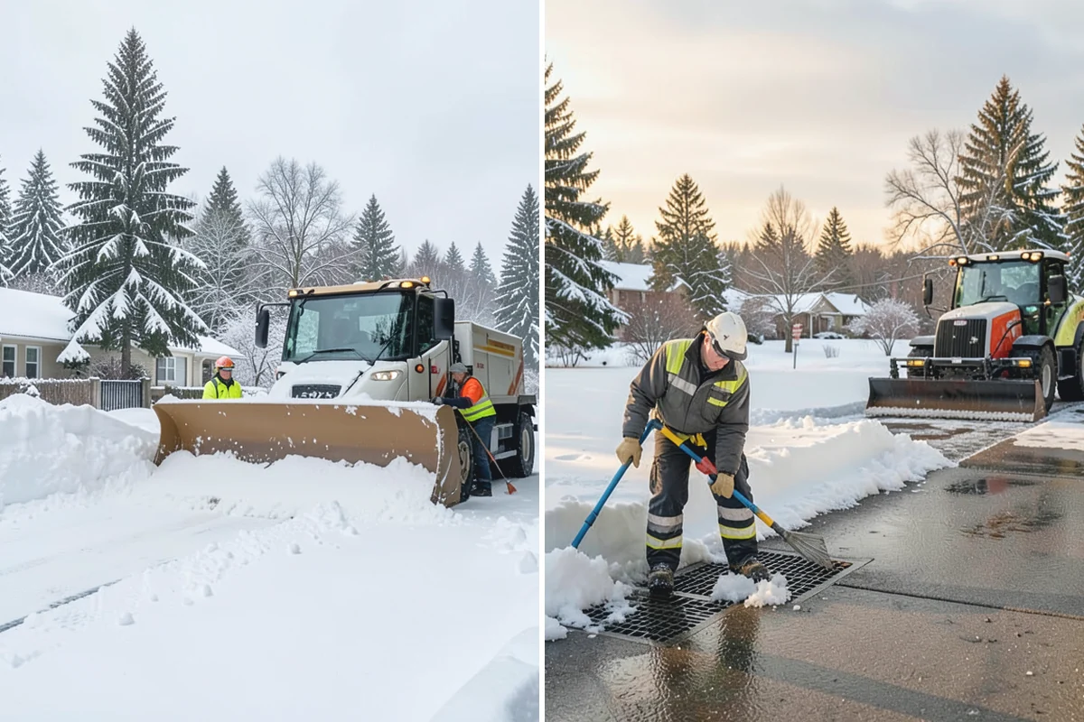 Loading Dock Snow Removal in Sumner, Pierce County, WA - Assess the dock apron, approach, and worker walk zones
