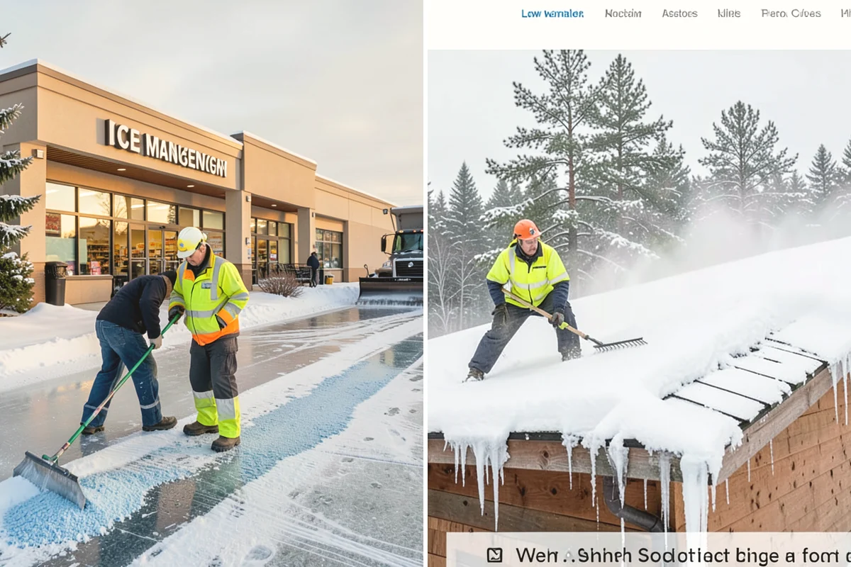 Loading Dock Snow Removal in University Place, Pierce County, WA - Assess the dock apron, approach, and worker walk zones