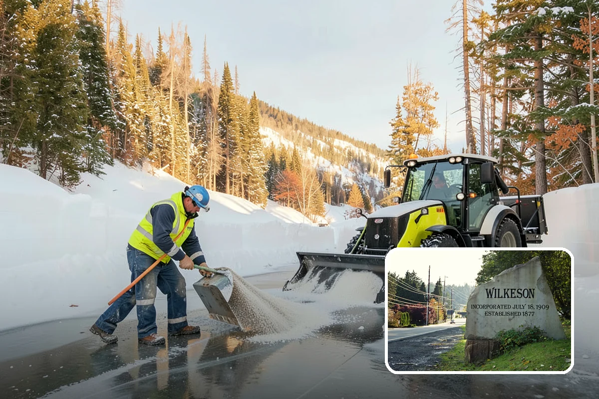 Loading Dock Snow Removal in Wilkeson, Pierce County, WA - Clear apron and dock-face access for trailers
