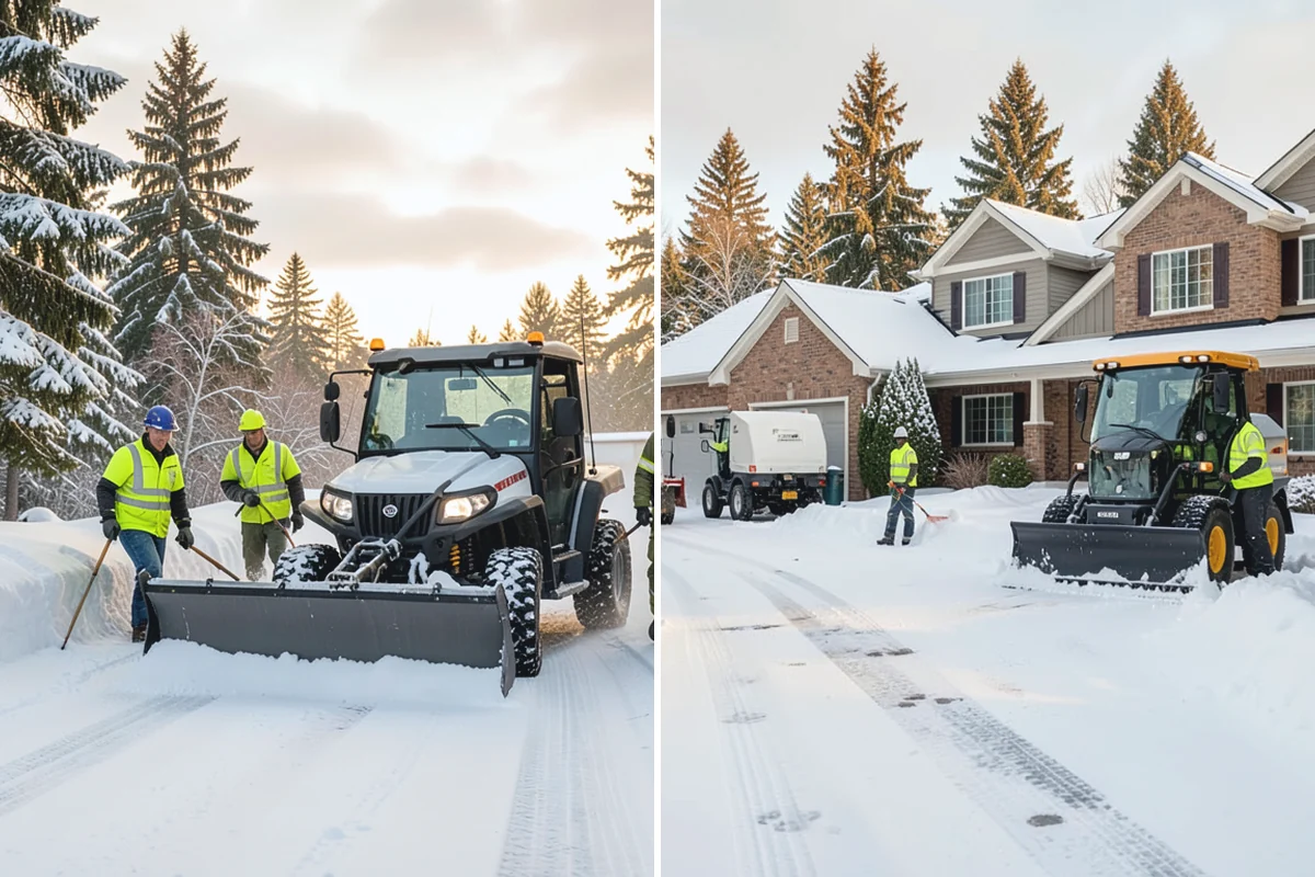 Loading Dock Snow Removal in Woodinville, King County, WA - Assess the dock apron, approach, and worker walk zones