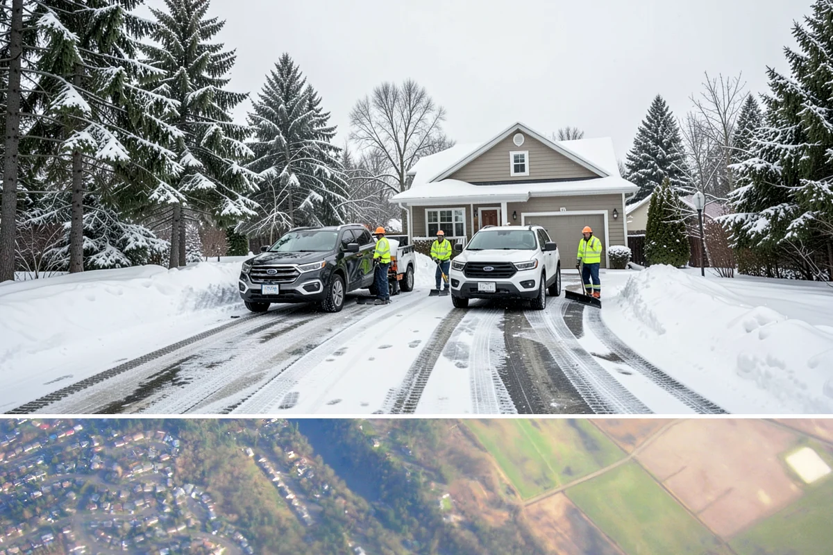 Long Driveway Snow Removal in Algona, King County, WA - Long driveway service is critical throughout the foothill snow season from November to March.