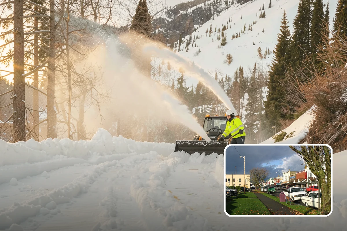Long Driveway Snow Removal in Arlington, Snohomish County, WA - Clears the full length to the road