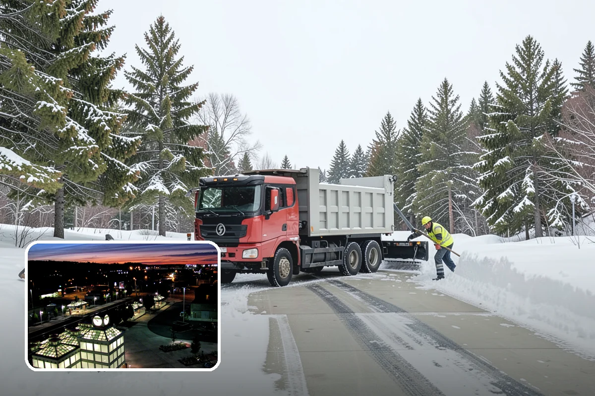 Long Driveway Snow Removal in Auburn, King County, WA - Clears the full length to the road