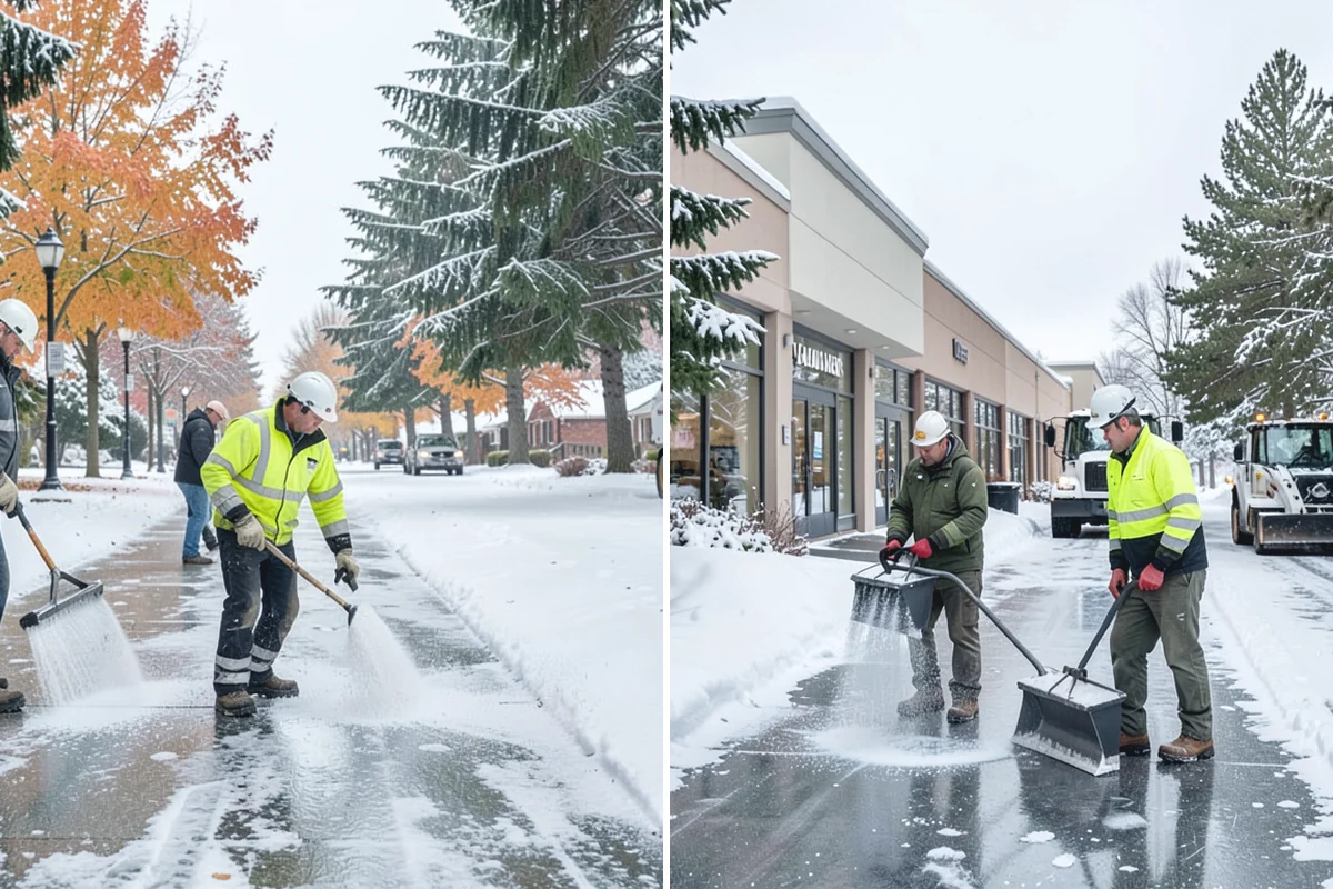 Long Driveway Snow Removal in Auburn, King County, WA - We plow the driveway from the house to the road