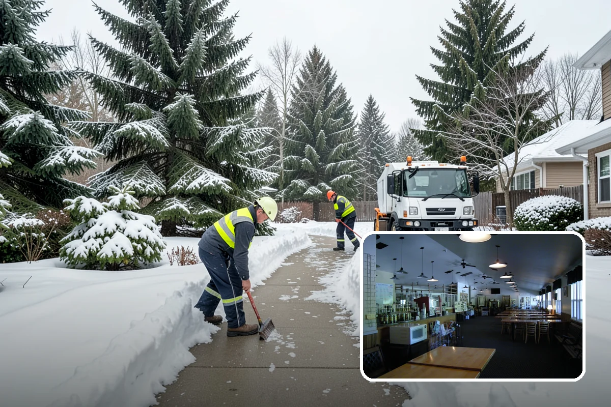 Long Driveway Snow Removal in Black Diamond, King County, WA - Clears the full length to the road