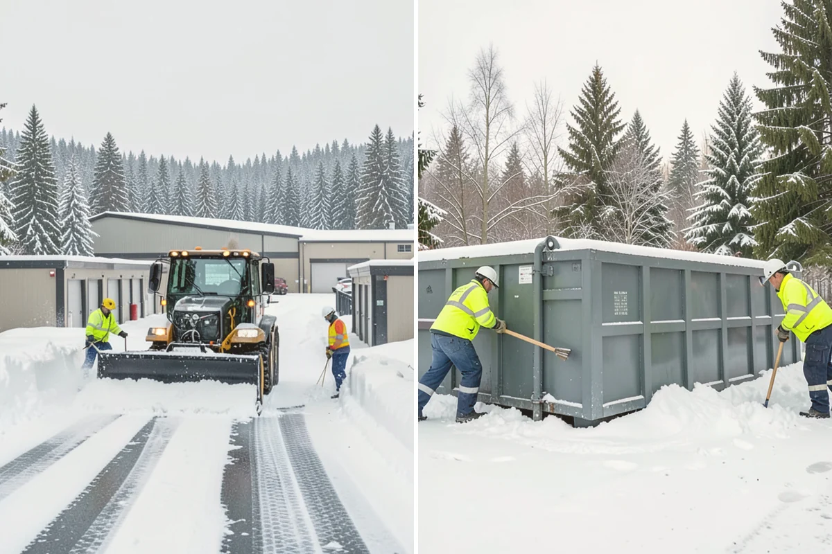 Long Driveway Snow Removal in Bothell, King County, WA - We plow the driveway from the house to the road