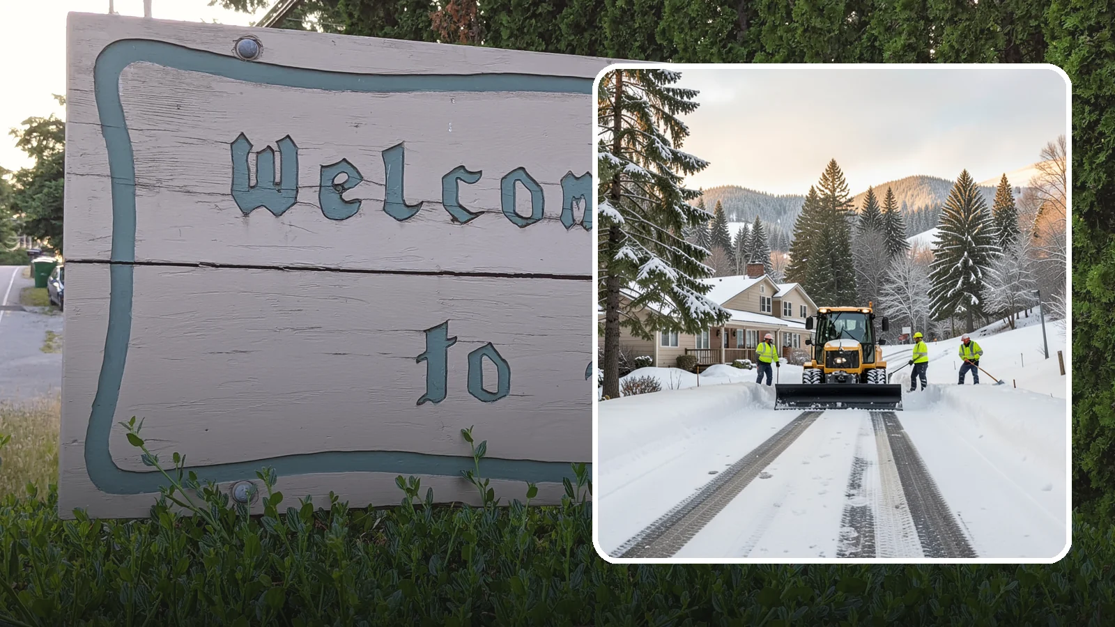 Long Driveway Snow Removal in Brier, Snohomish County, WA - We clear long rural and hillside driveways end to end so you never get stranded at home.
