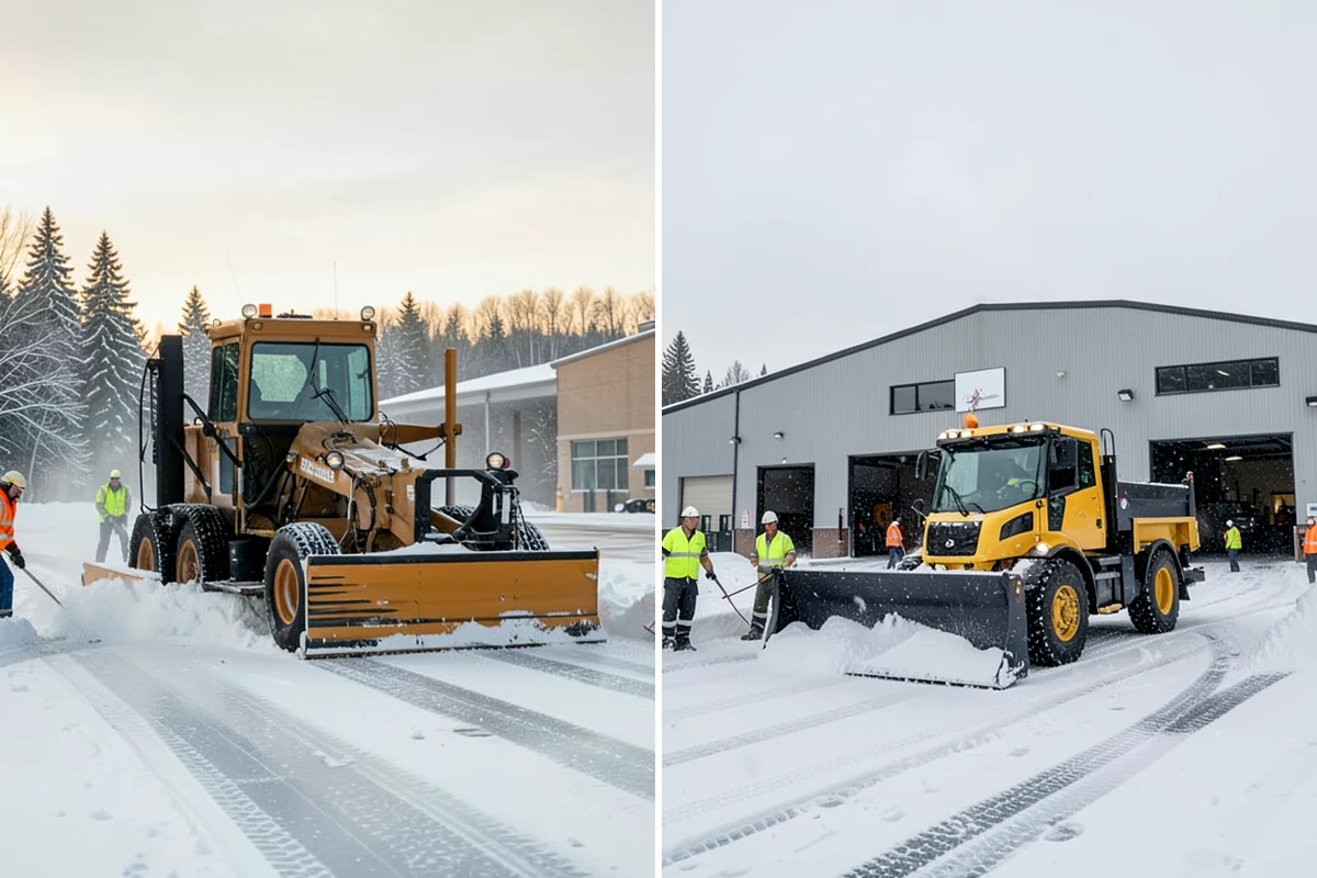 Long Driveway Snow Removal in Concrete, Skagit County, WA - We plow the driveway from the house to the road