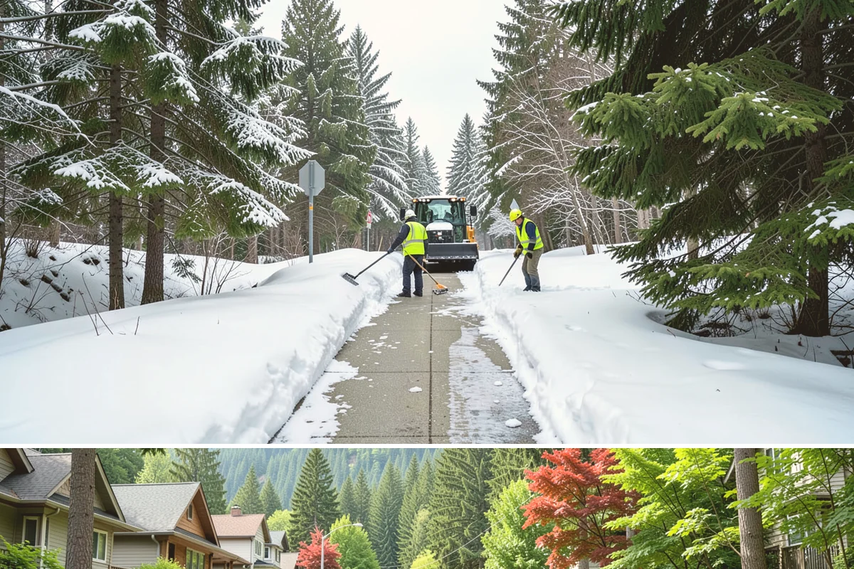 Long Driveway Snow Removal in Darrington, Snohomish County, WA - Long driveway service is critical throughout the foothill snow season from November to March.