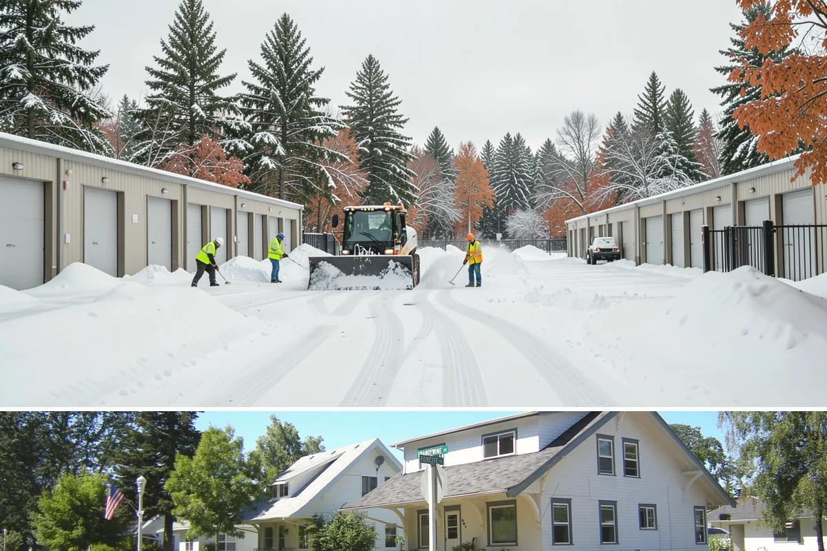 Long Driveway Snow Removal in DuPont, Pierce County, WA - Long driveway service is critical throughout the foothill snow season from November to March.