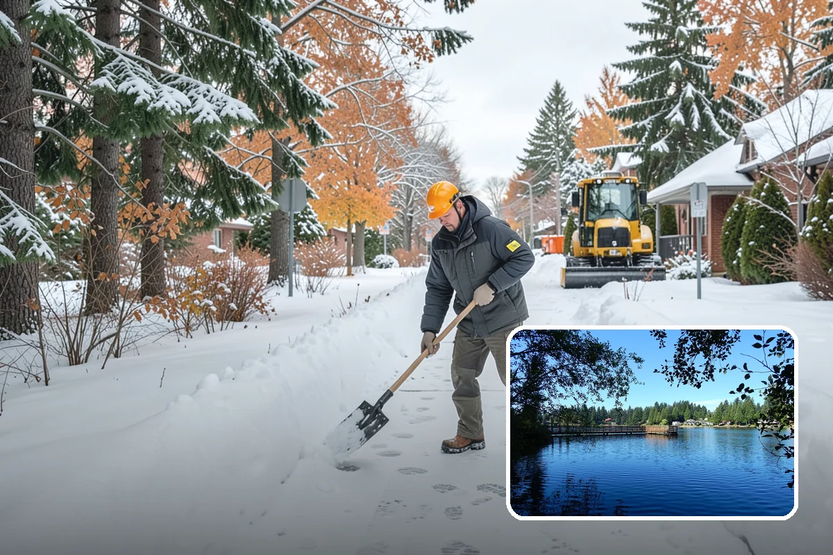 Long Driveway Snow Removal in Federal Way, King County, WA - Clears the full length to the road