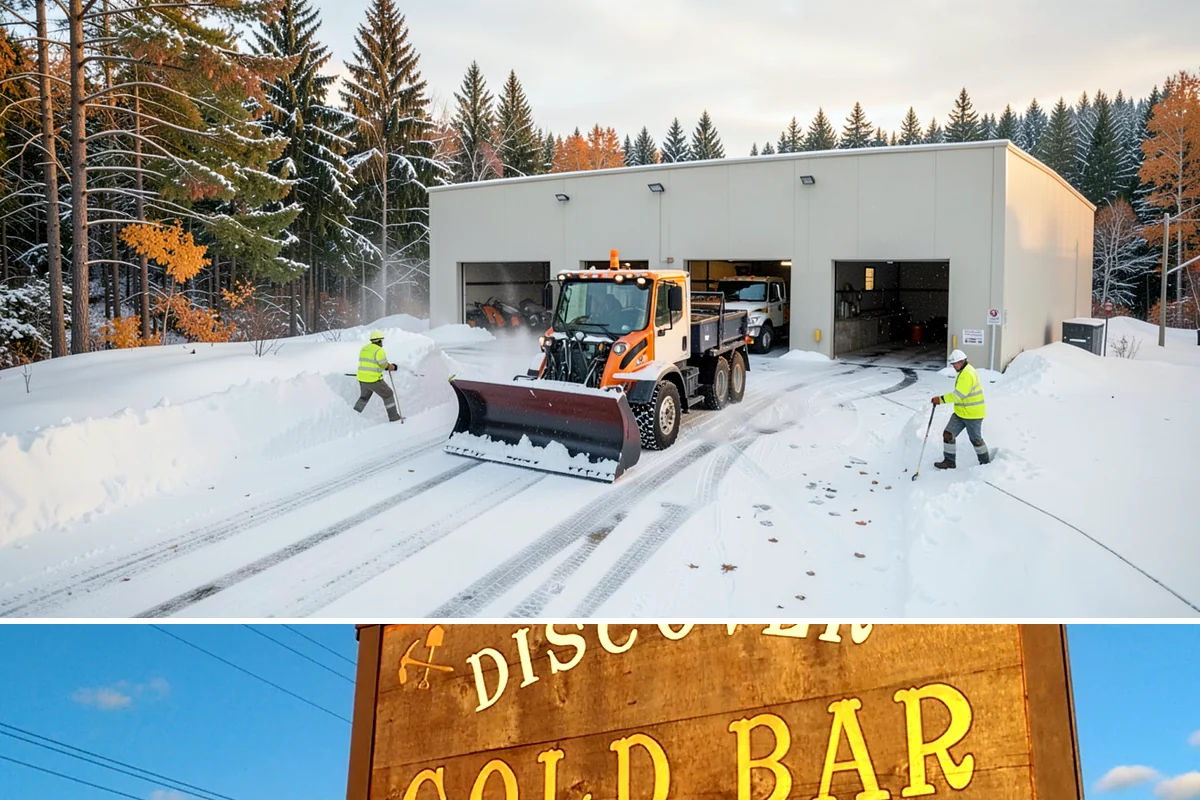 Long Driveway Snow Removal in Gold Bar, Snohomish County, WA - Long driveway service is critical throughout the foothill snow season from November to March.